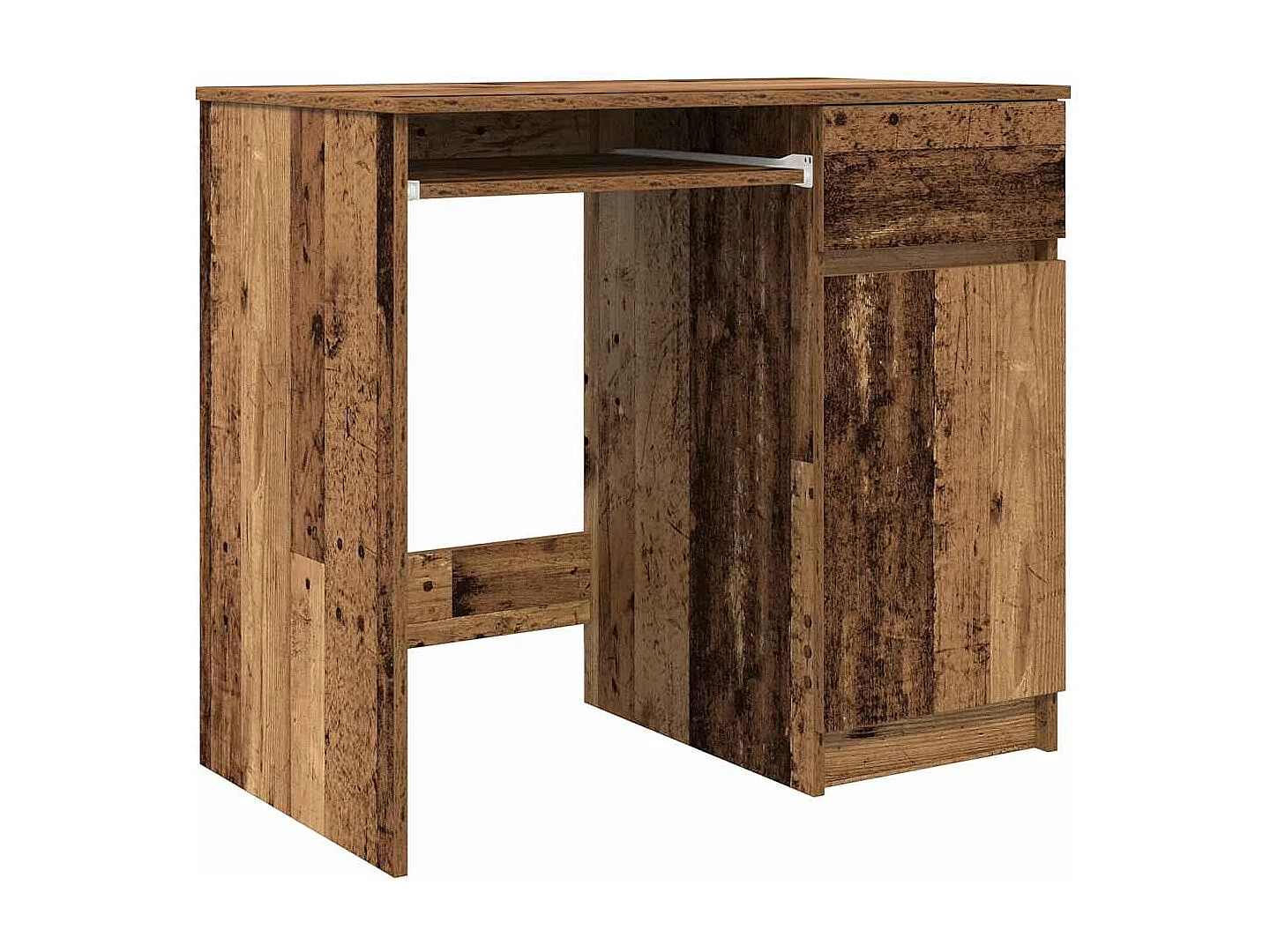 Bureau vieux bois 86x49x76 cm bois d'ingénierie