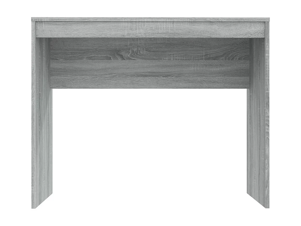 Escritorio Sonoma Gris 90x40x72 cm Madera de Ingeniería