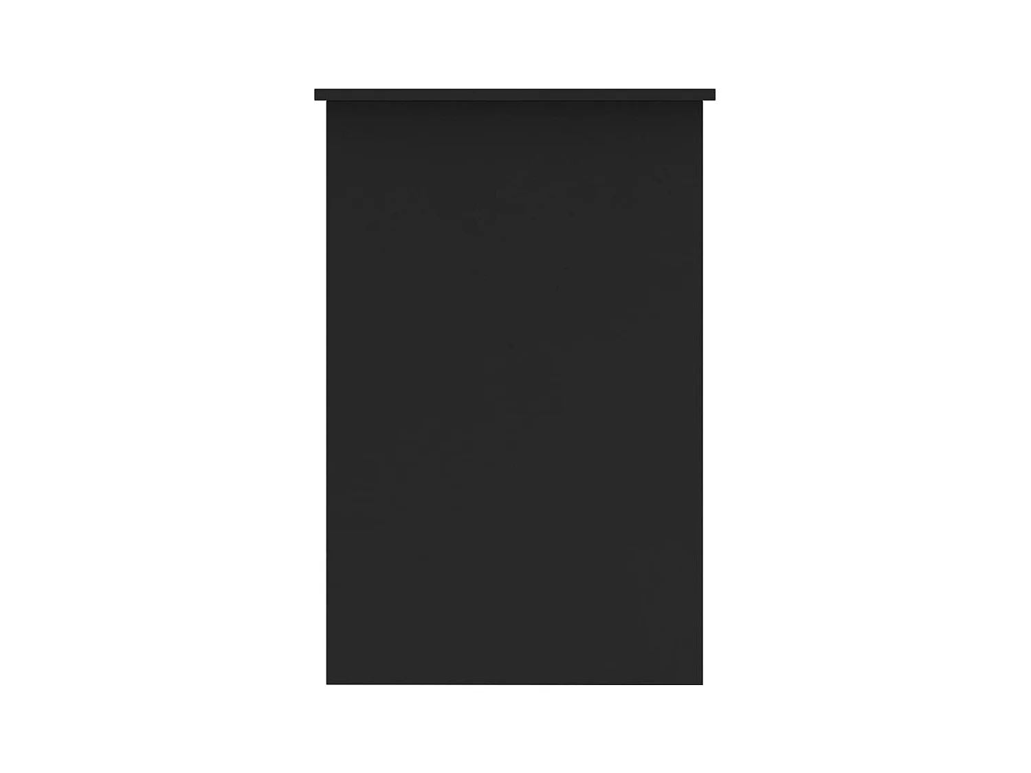 Zwart bureau 100x50x76 cm bewerkt hout