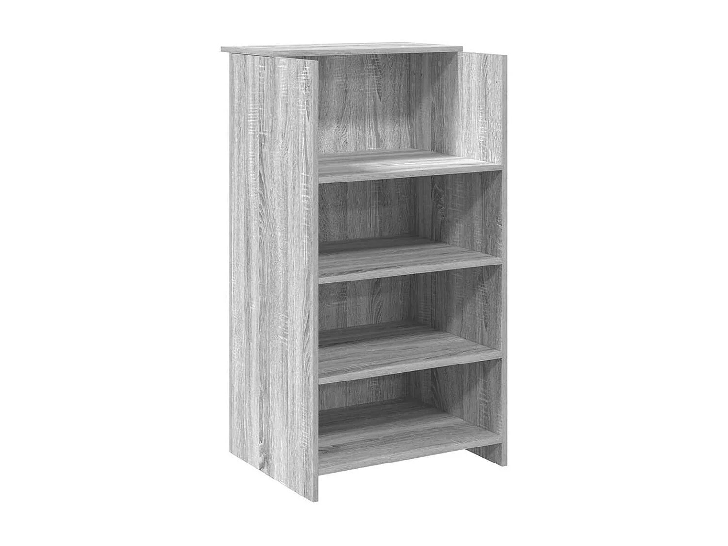 Bureau de réception sonoma gris 135x50x103,5 cm bois ingénierie