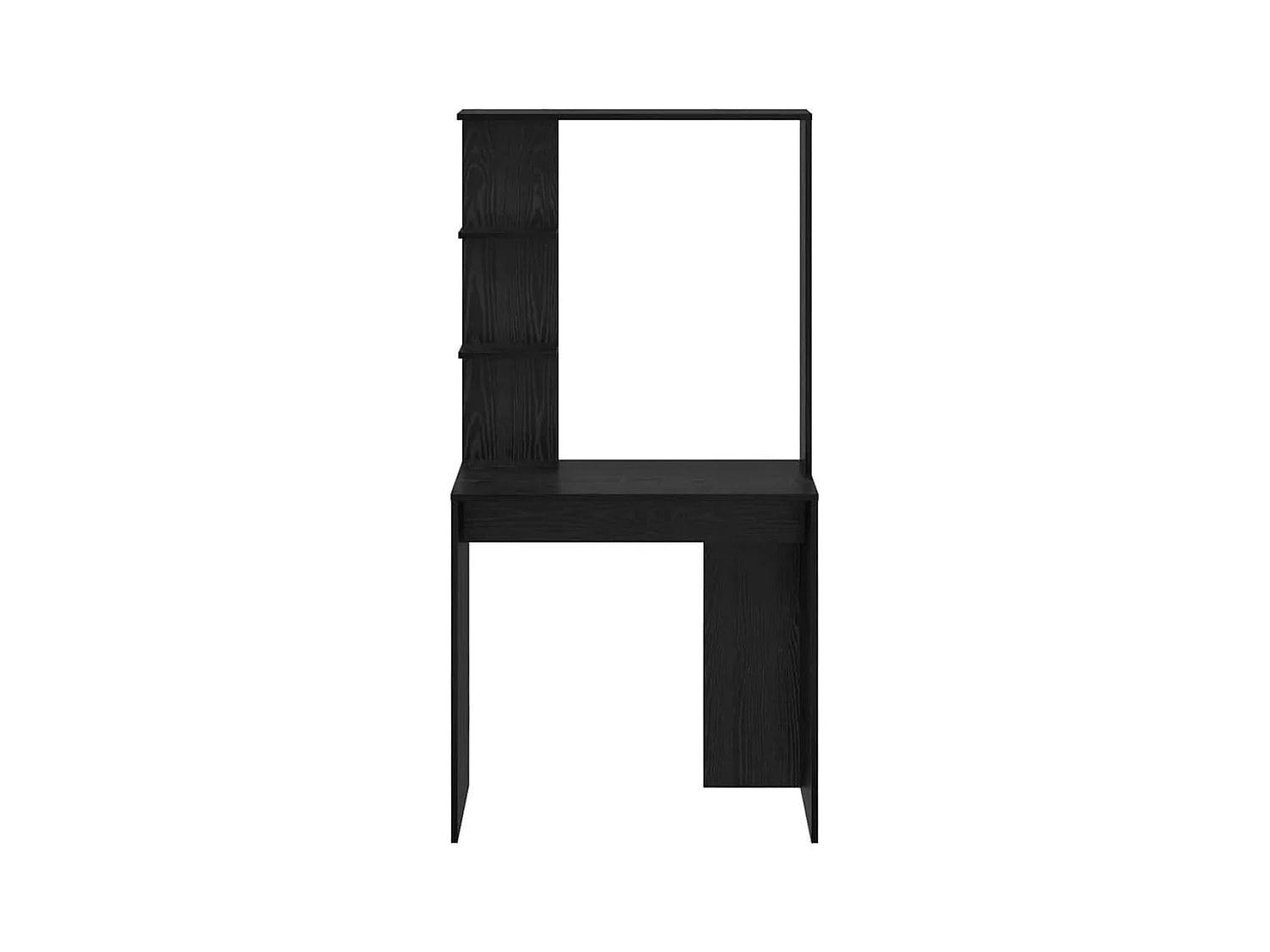 Bureau Chêne noir 78.5 x 37 x 154.5 cm Bois d'ingénierie