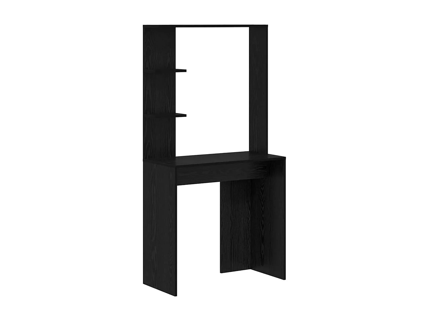 Bureau Chêne noir 78.5 x 37 x 154.5 cm Bois d'ingénierie