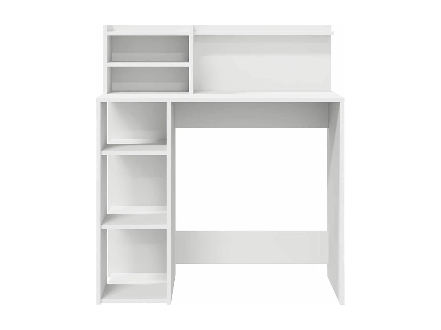 Escritorio con almacenaje con estante Blanco 90 x 48 x 101,5 cm