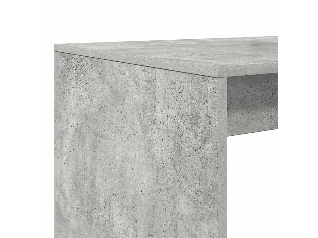 Betongrauer Schreibtisch 108 x 55 x 103,5 cm Holzwerkstoff