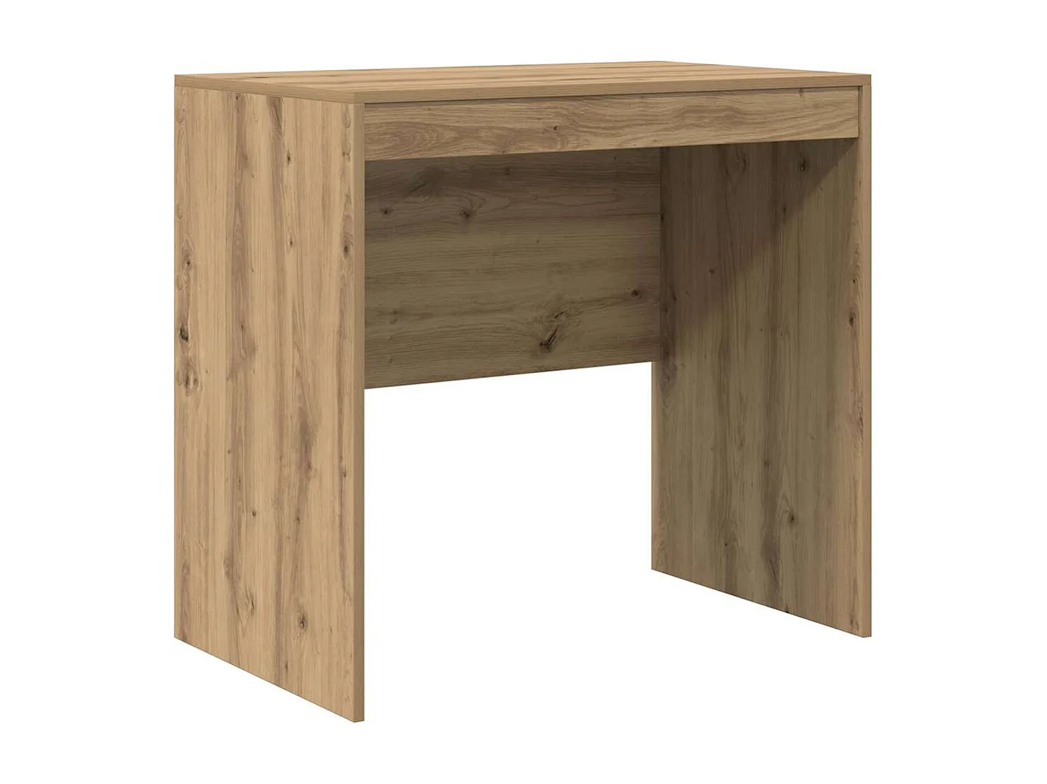 Bureau chêne artisanal 80 x 50 x 76 cm Bois d'ingénierie