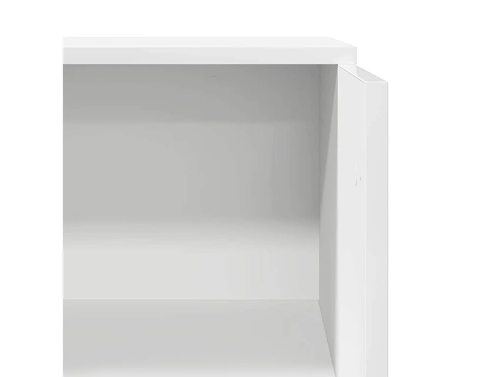 Bureau de réception blanc 55x50x103,5 cm bois d'ingénierie