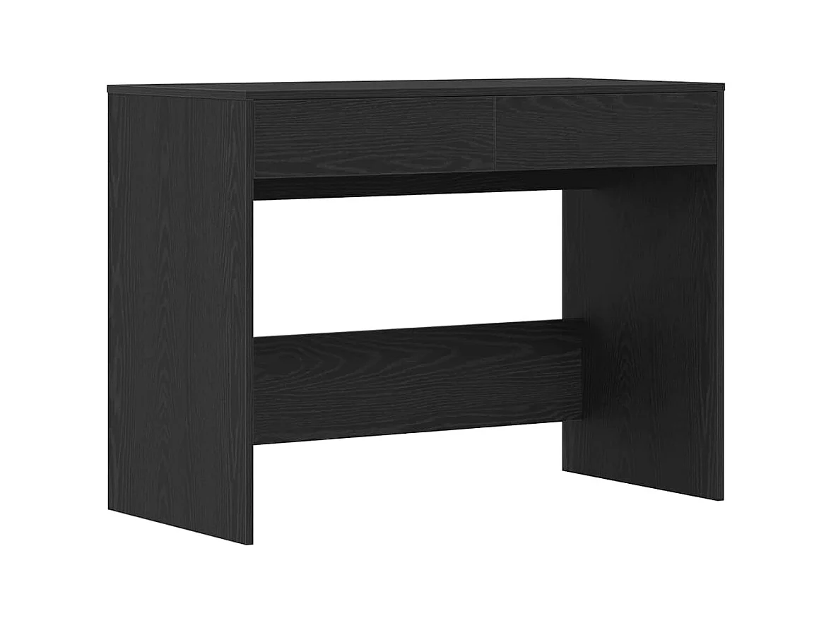 Scrivania in rovere nero 101x50x76,5 cm Legno ingegnerizzato