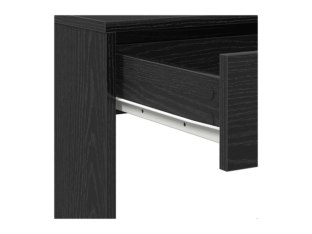 Scrivania in rovere nero 101x50x76,5 cm Legno ingegnerizzato