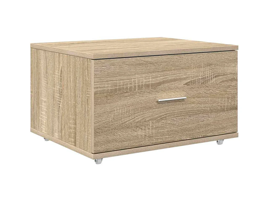 Bureau Chêne sonoma 131,5 x 50 x 106,5 cm Bois d'ingénierie