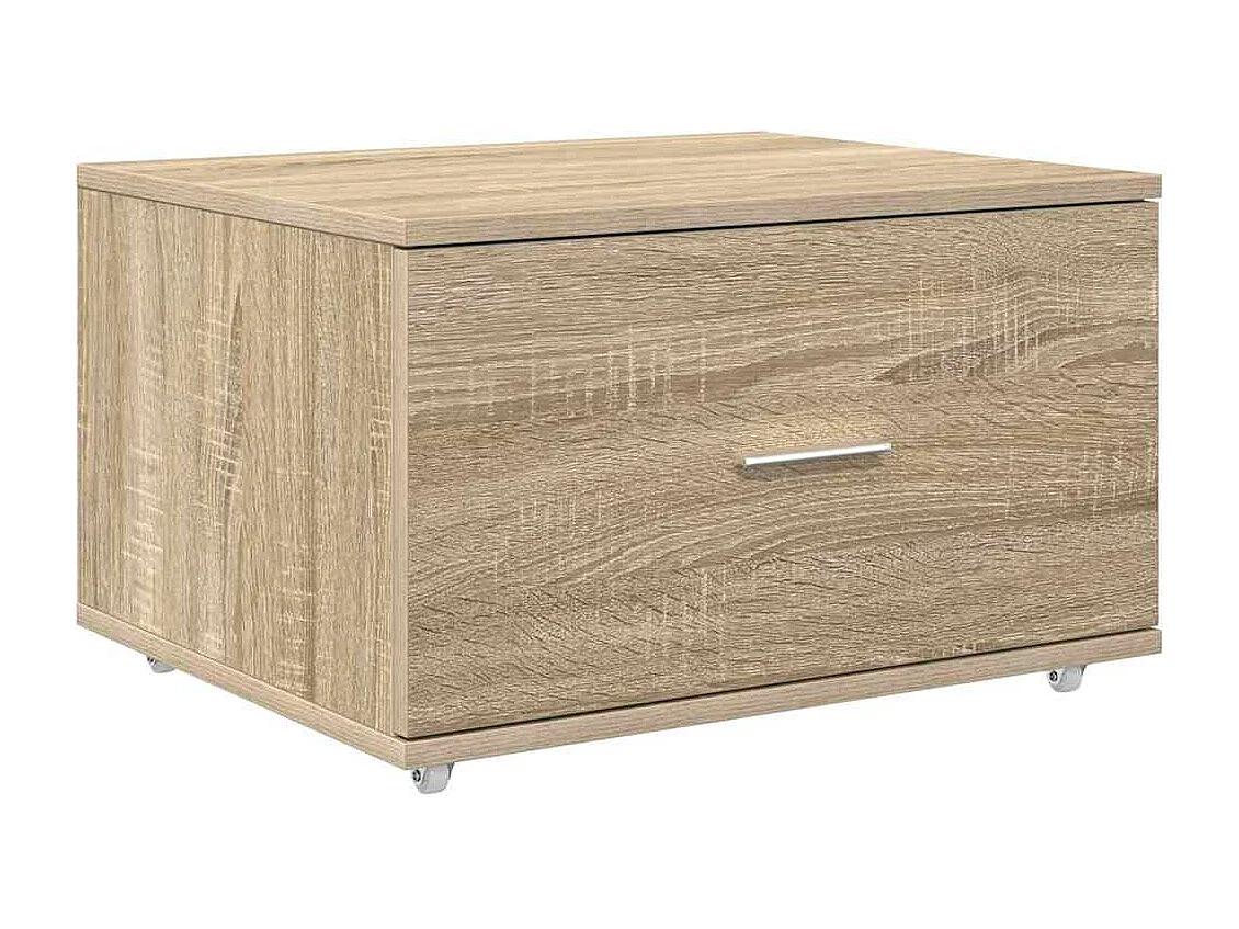 Bureau Chêne sonoma 131,5 x 50 x 106,5 cm Bois d'ingénierie