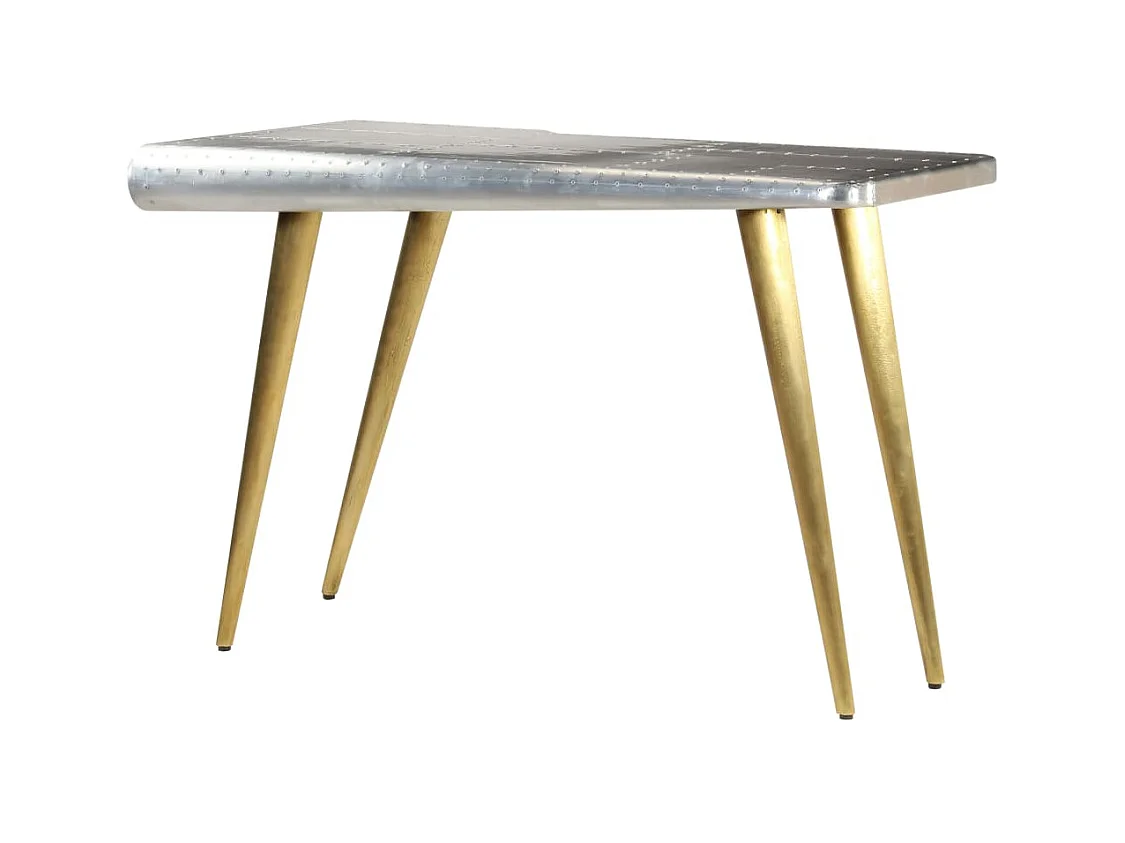 Vintage Aviator-stijl bureau 120 x 60 x 76 cm