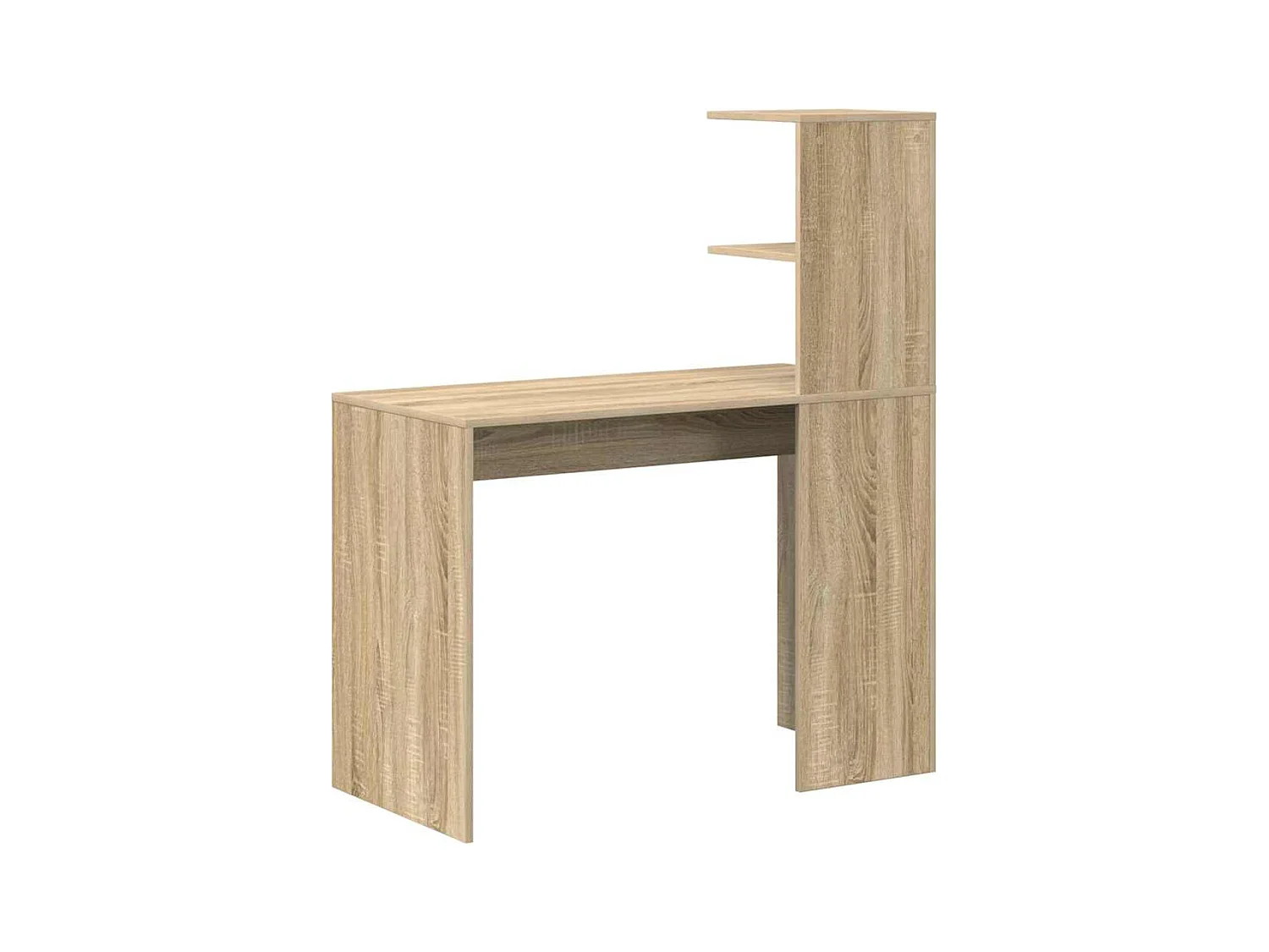 Escritorio de roble Sonoma 102 x 50 x 124 cm Madera de ingeniería