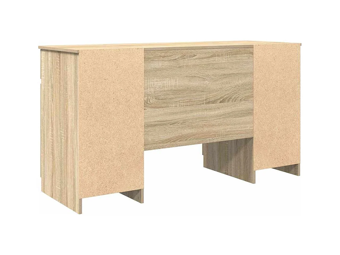 Bureau Chêne sonoma 140 x 49 x 76 cm Bois d'ingénierie