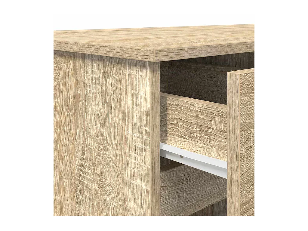 Bureau Chêne sonoma 140 x 49 x 76 cm Bois d'ingénierie