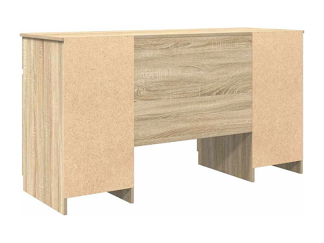 Bureau Chêne sonoma 140 x 49 x 76 cm Bois d'ingénierie