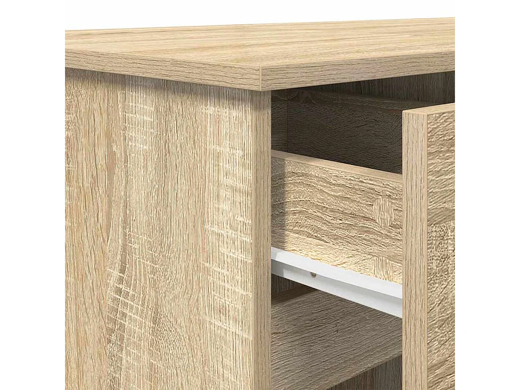 Bureau Chêne sonoma 140 x 49 x 76 cm Bois d'ingénierie