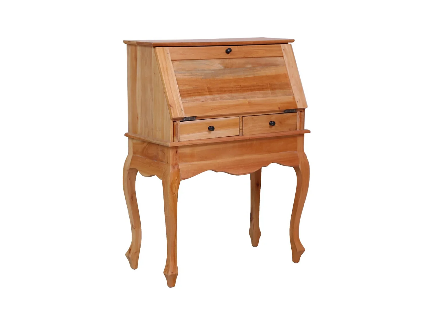 Scrivania da scrivania 78x42x103 cm Legno massello di mogano