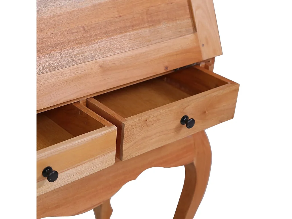 Bureau secrétaire 78x42x103 cm Bois d'acajou massif