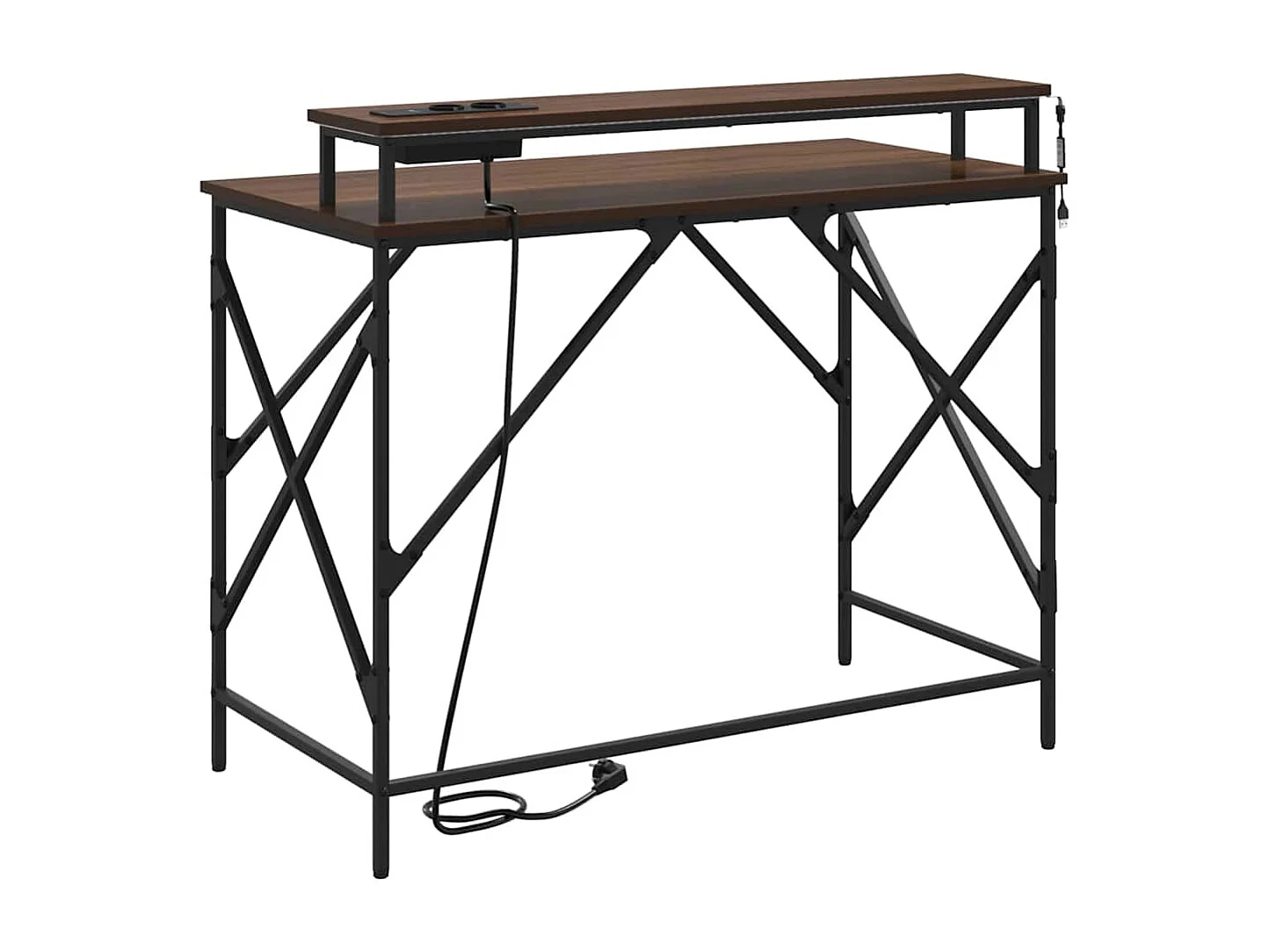 Bureau Chêne marron 100 x 50 x 86.5 cm Bois d'ingénierie