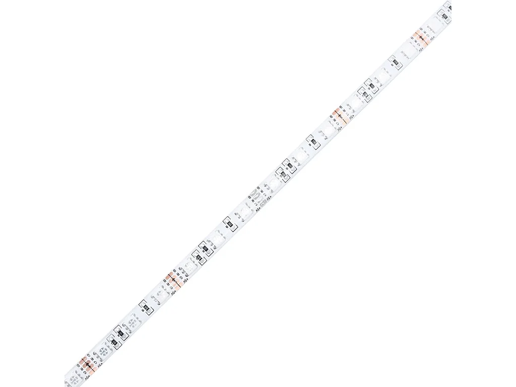 Escritorio y luces LED roble ahumado 130x130x91cm madera de ingeniería