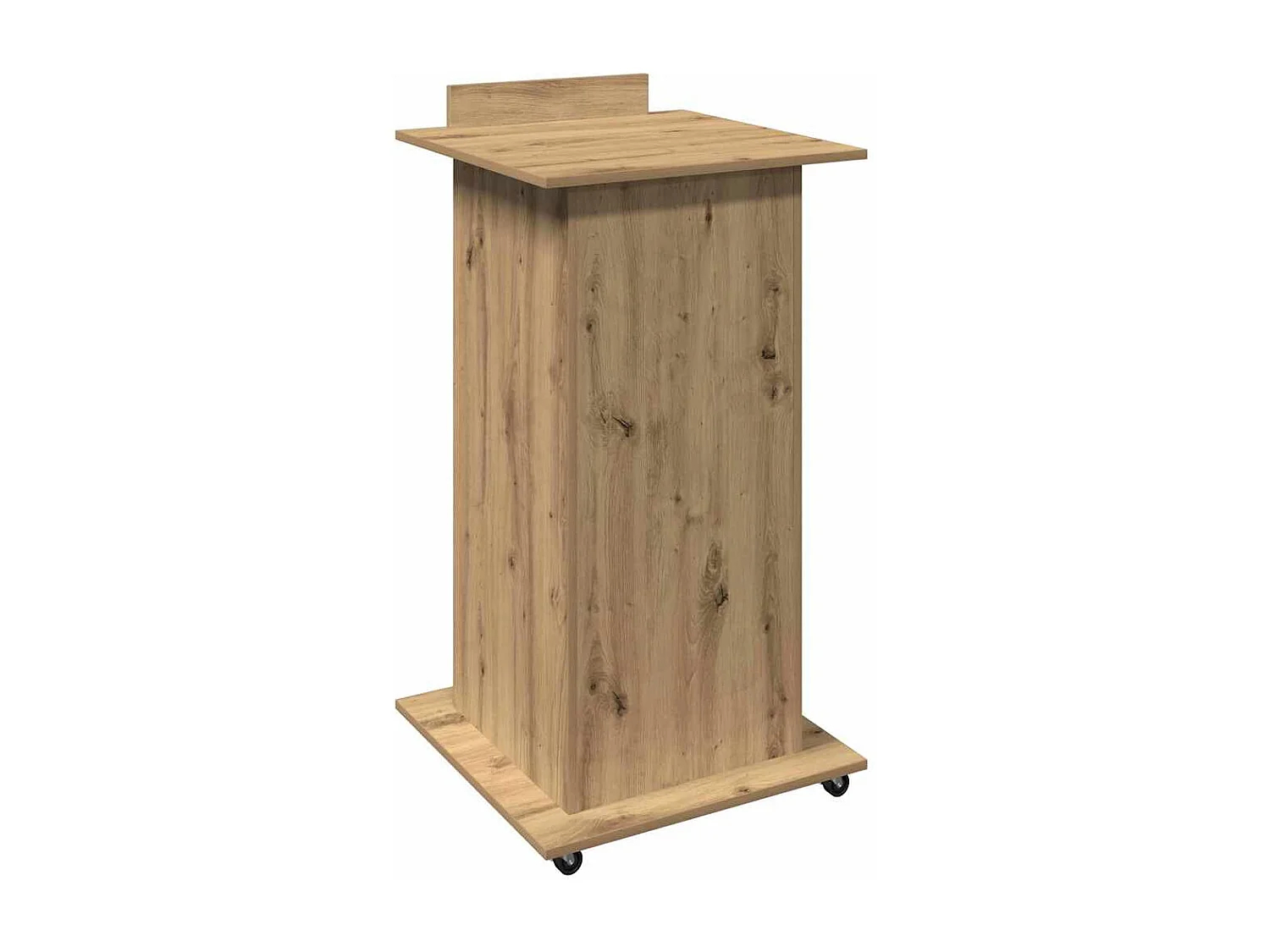 Podio in rovere fatto a mano 55 x 55 x 107 cm Legno ingegnerizzato