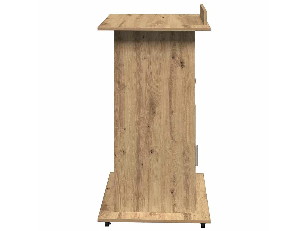 Handgemaakt eikenhouten podium 55 x 55 x 107 cm Technisch hout