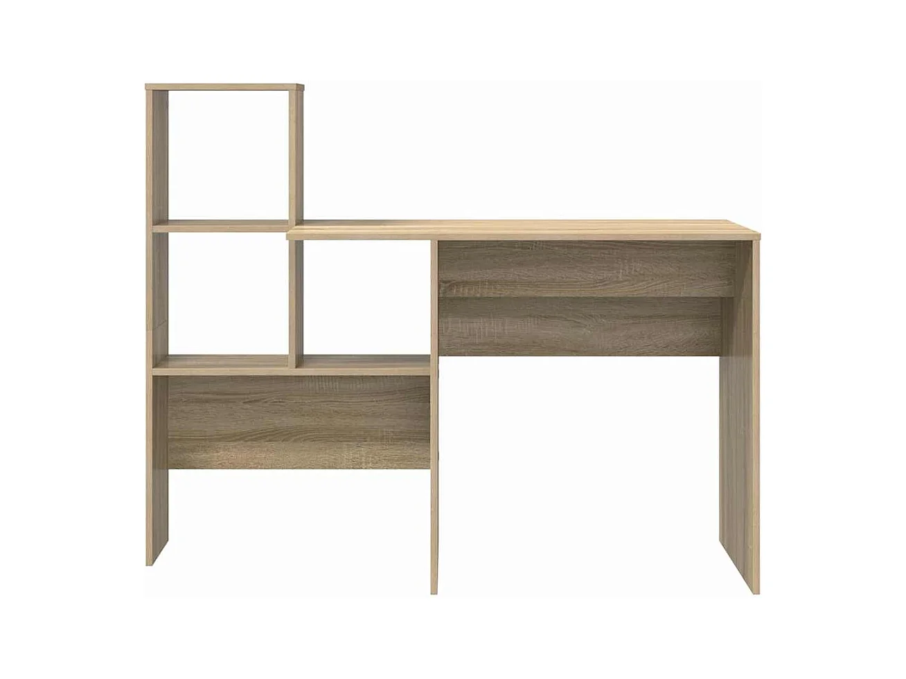 Bureau Chêne sonoma 131,5 x 50 x 106,5 cm Bois d'ingénierie