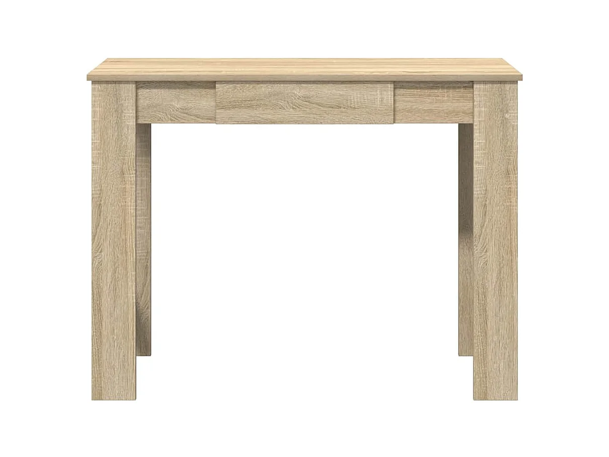 Bureau chêne sonoma 100x45x75 cm bois d'ingénierie