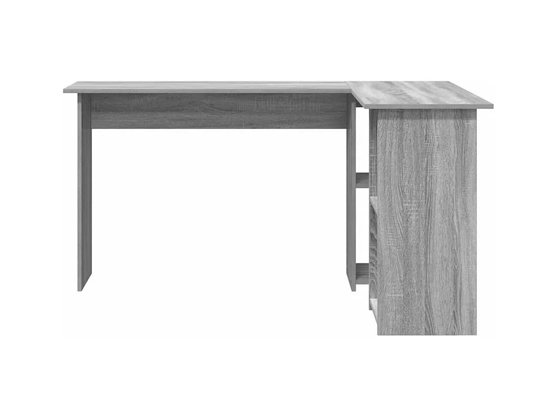 Bureau Sonoma gris 142 x 102 x 73 cm Bois d'ingénierie