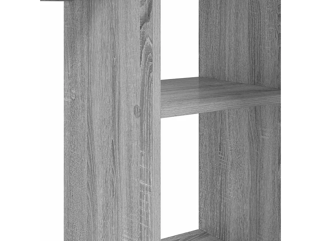 Bureau Sonoma gris 142 x 102 x 73 cm Bois d'ingénierie