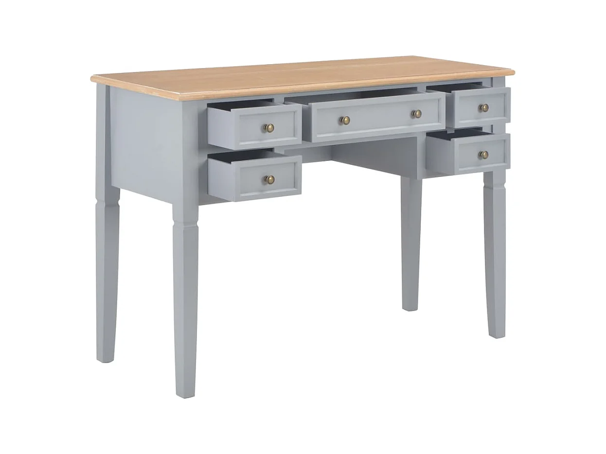 Bureau Gris 109,5 x 45 x 77,5 cm Bois