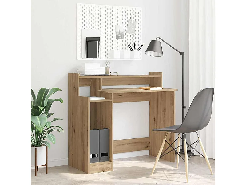 Bureau chêne artisanal 97 x 45 x 90 cm Bois d'ingénierie