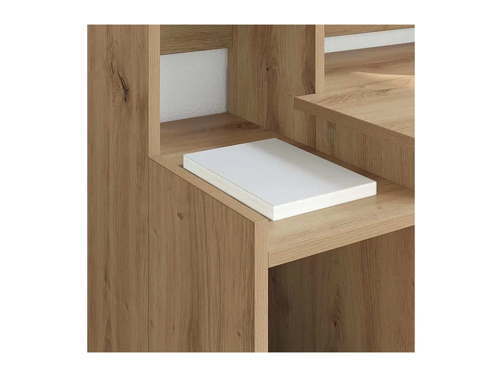 Bureau chêne artisanal 97 x 45 x 90 cm Bois d'ingénierie