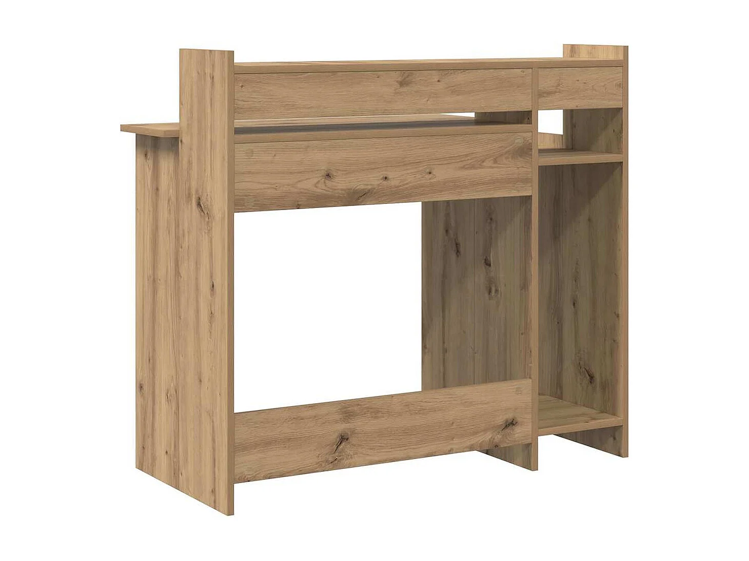 Bureau chêne artisanal 97 x 45 x 90 cm Bois d'ingénierie