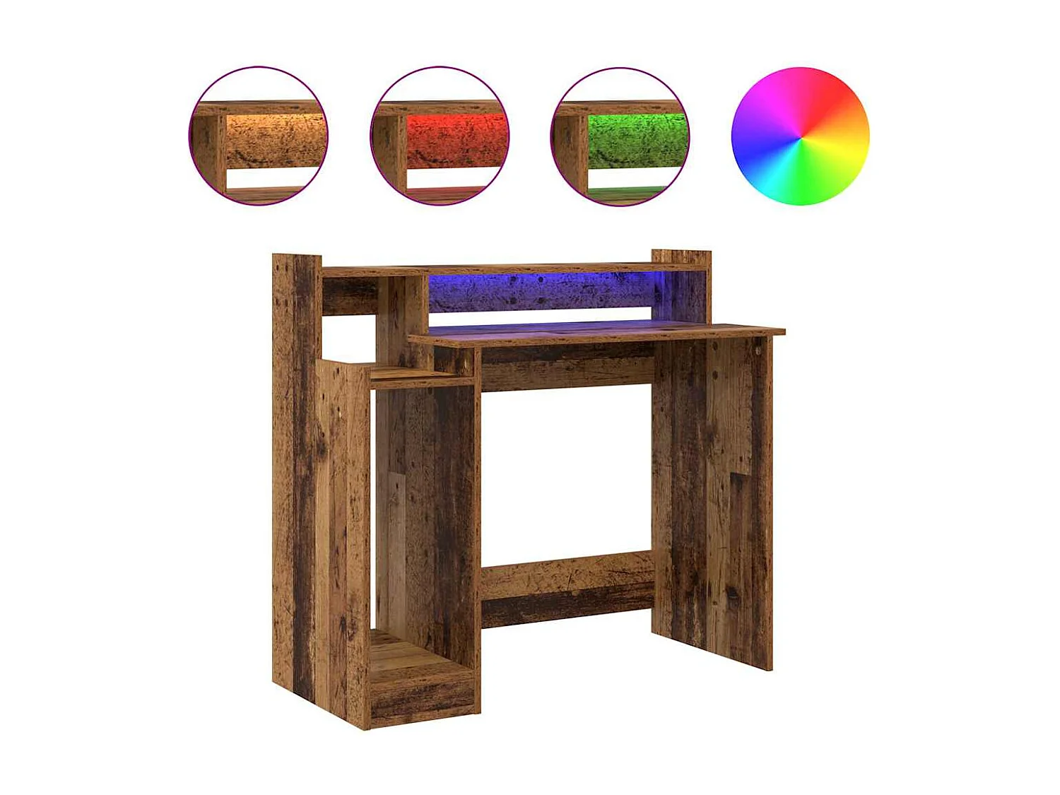 Escritorio antiguo de madera 97 x 45 x 90 cm Madera de ingeniería