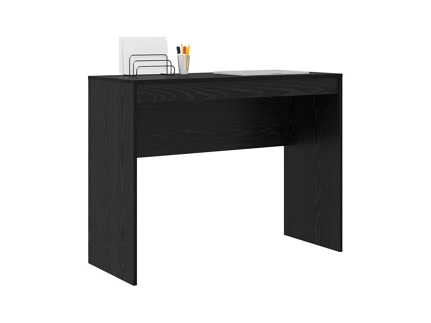 Bureau Chêne noir 100 x 40 x 76 cm Bois d'ingénierie
