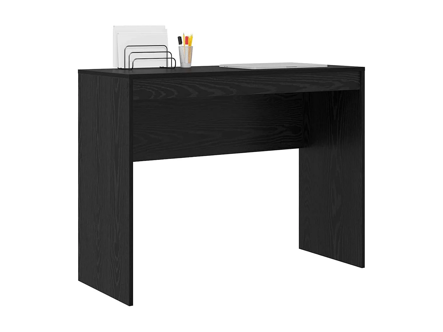 Bureau Chêne noir 100 x 40 x 76 cm Bois d'ingénierie
