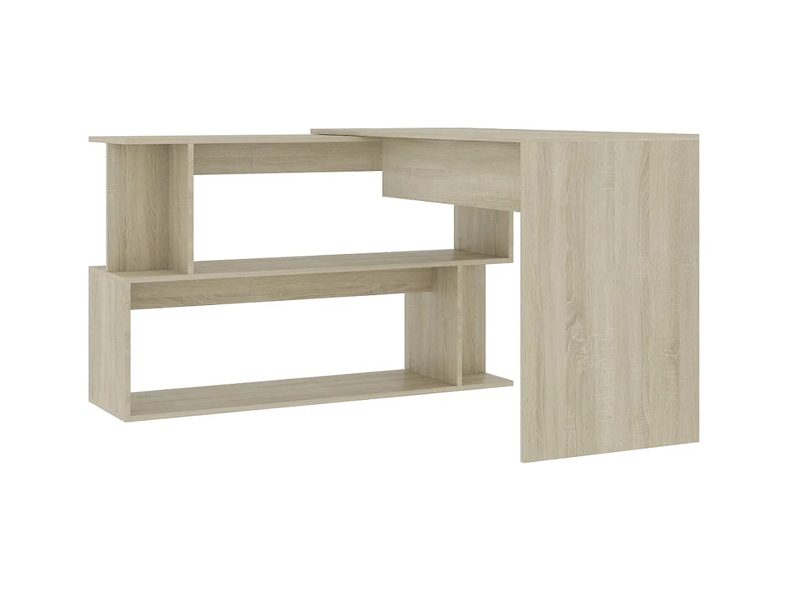 Sonoma Eiken Hoekbureau 200x50x76 cm Engineered Wood