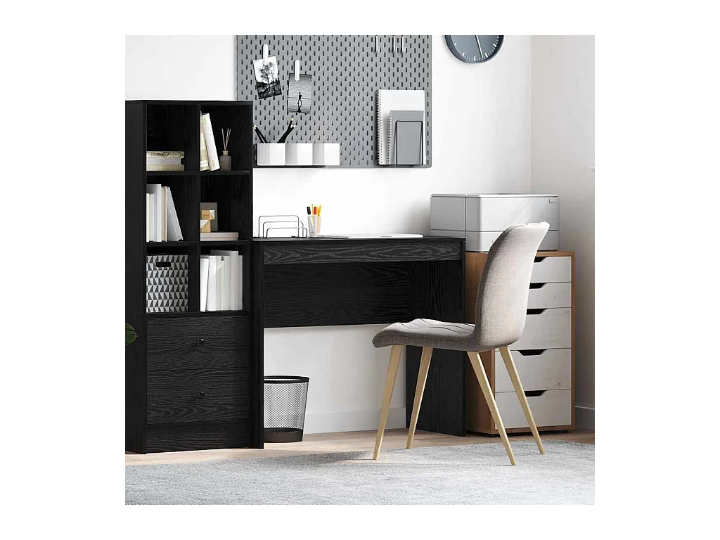 Bureau Chêne noir 90 x 40 x 76 cm Bois d'ingénierie
