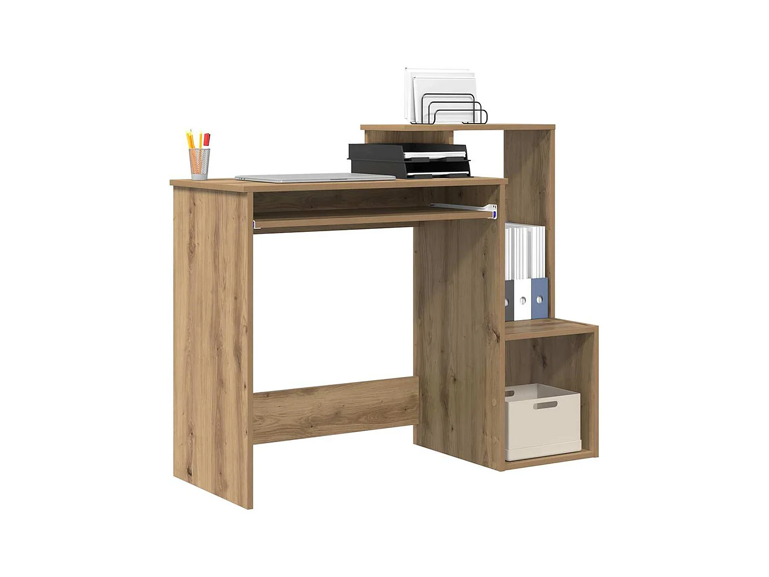 Bureau Chêne artisanal 106 x 40 x 88.5 cm Bois d'ingénierie