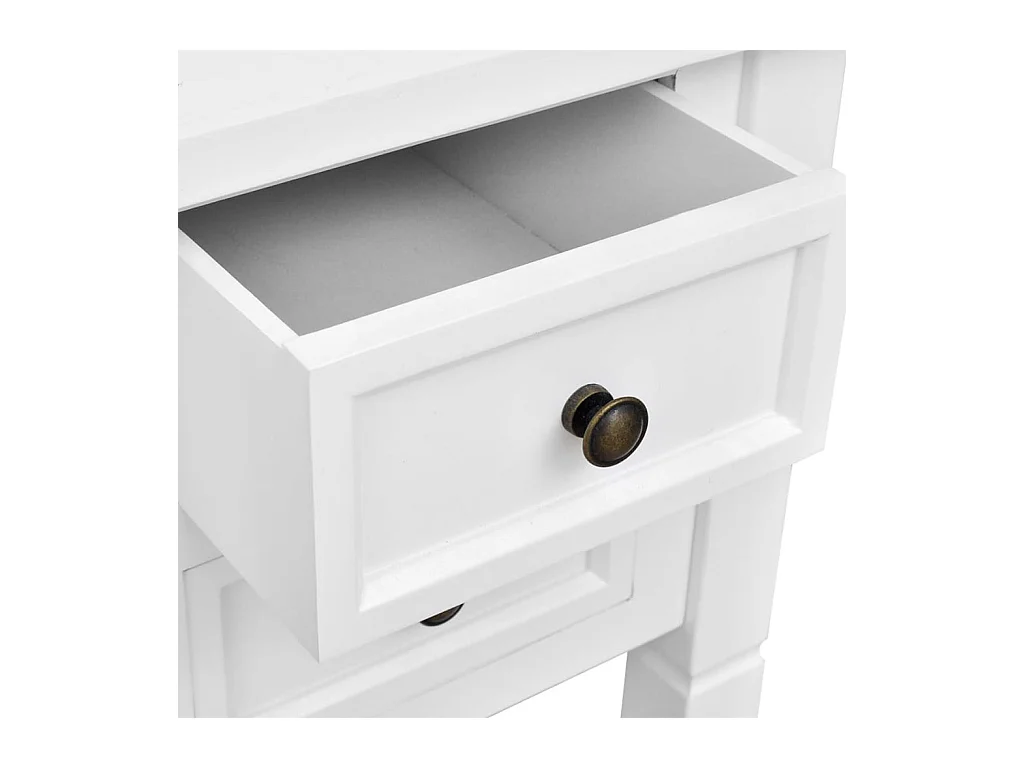 Wit bureau met 5 lades