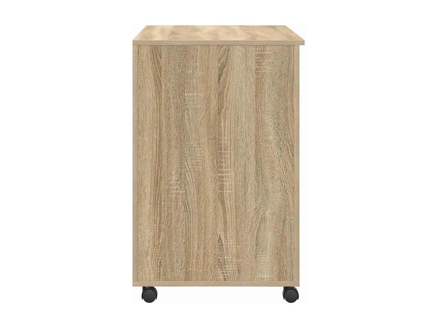Bureau avec roulettes avec tiroir Chêne sonoma 91 x 50 x 77 cm