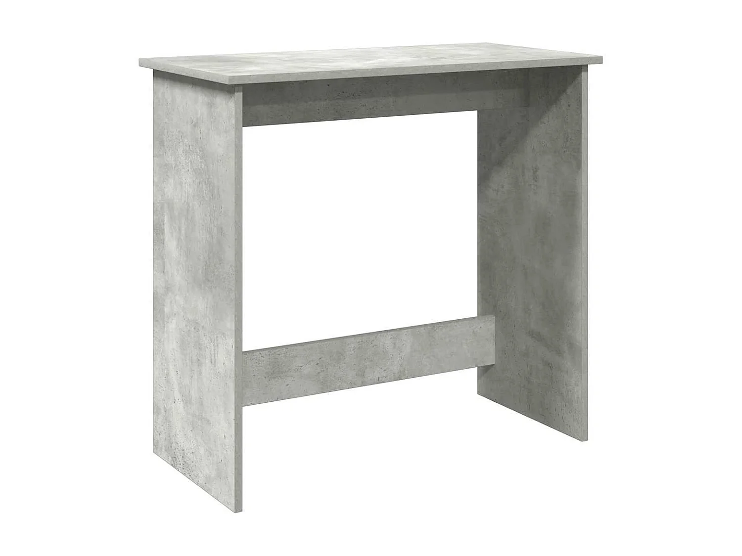 Bureau Gris béton 80x40x75 cm Aggloméré