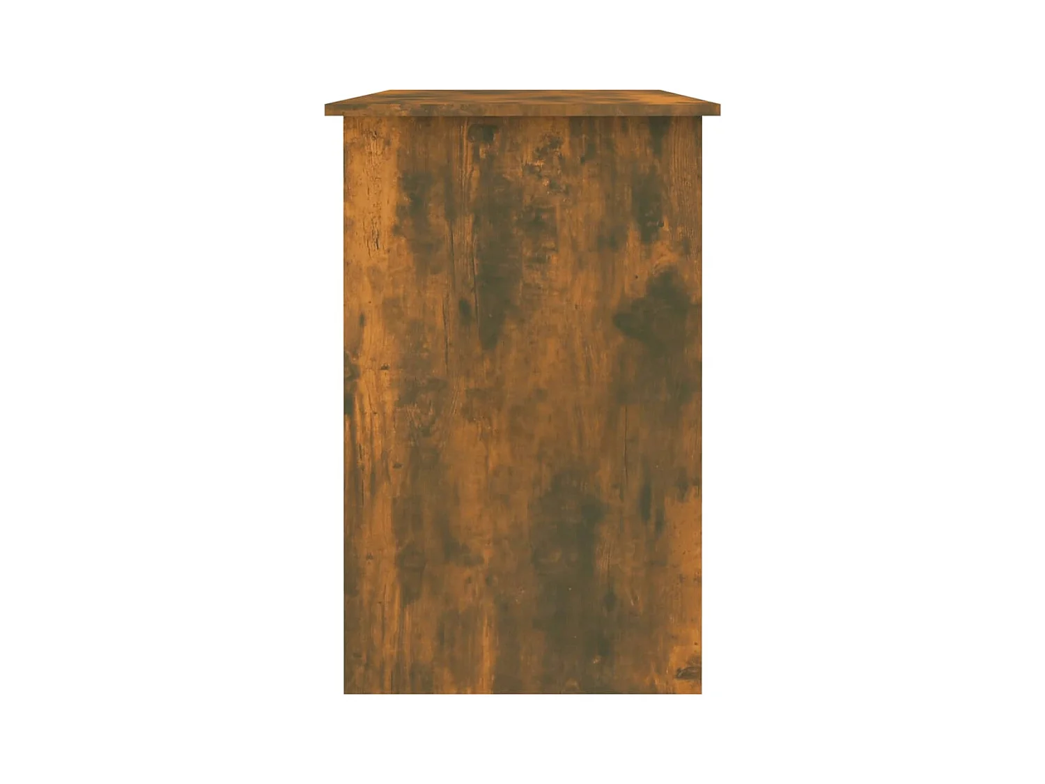 Gerookt eikenhouten bureau 100x50x76 cm, bewerkt hout
