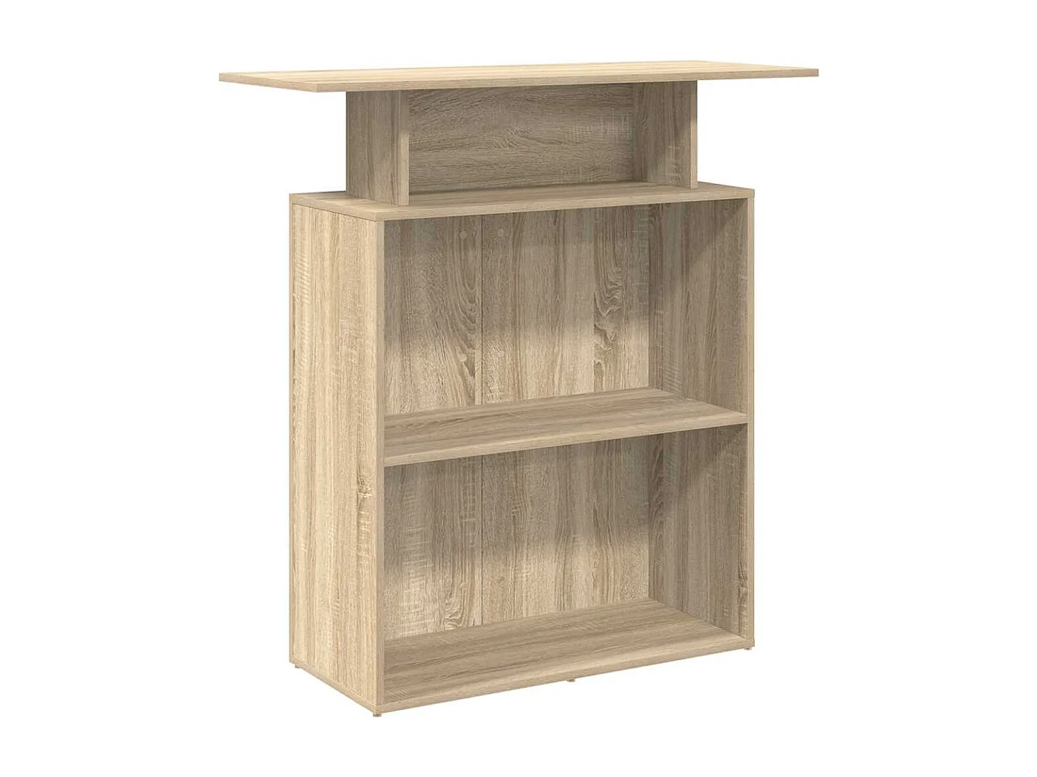 Bureau réception chêne sonoma 100x40x104 cm bois d'ingénierie