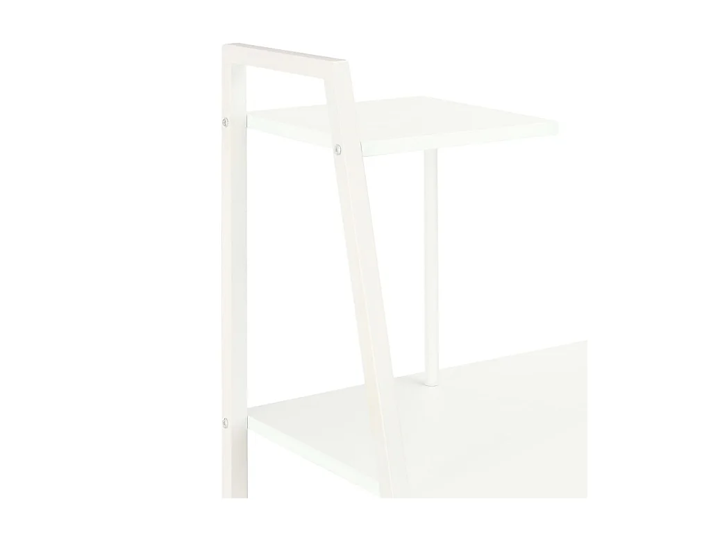 Bureau met plank Wit 102x50x117 cm