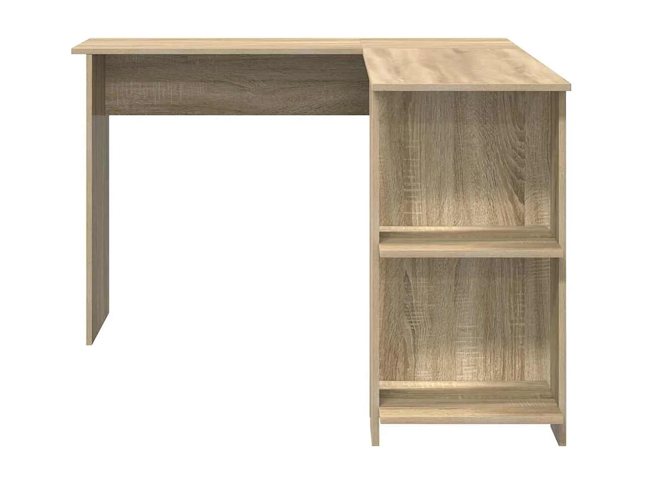 Hoekbureau met opbergruimte Sonoma eiken 140 x 113,5 x 75 cm