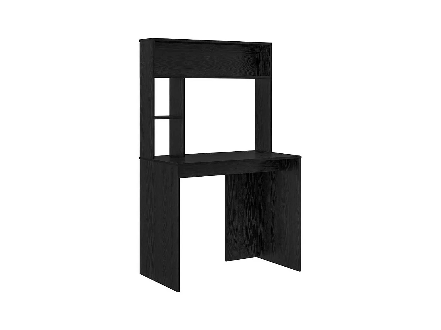 Scrivania in rovere nero 91 x 50 x 149 cm in legno ingegnerizzato