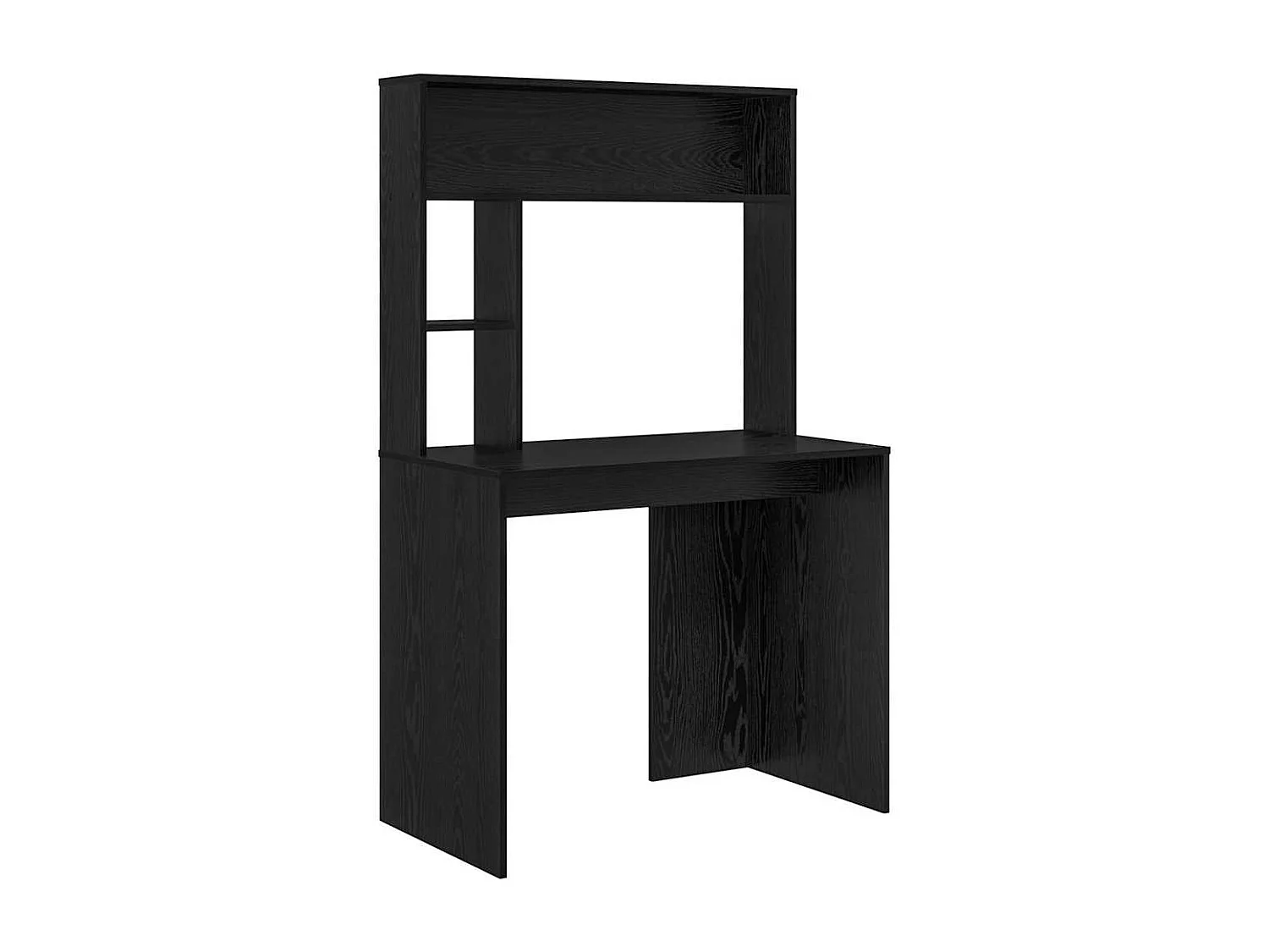 Schreibtisch aus schwarzer Eiche, 91 x 50 x 149 cm, Holzwerkstoff