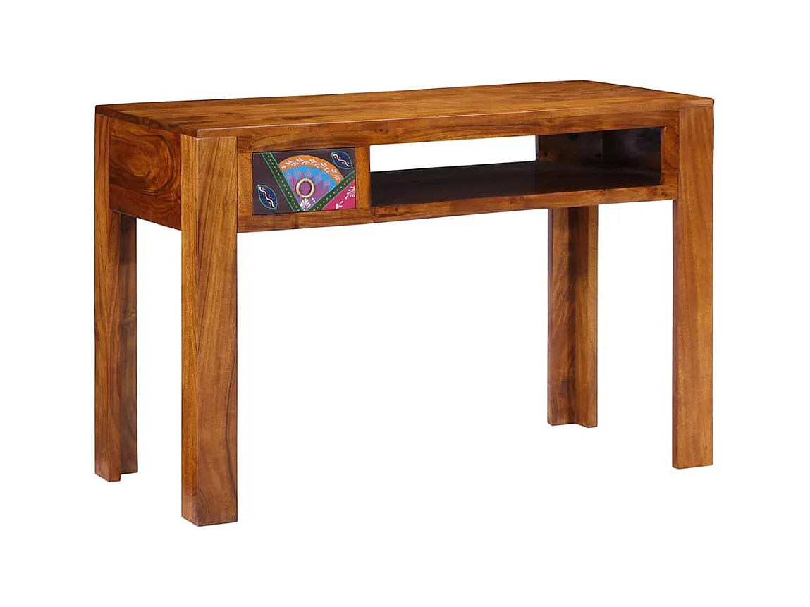 Bureau met lade Bruin 110 x 50 x 73 cm Massief acaciahout